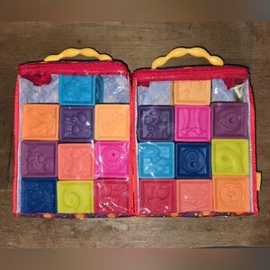 B. Toys plastic baby blocks - TWO sets